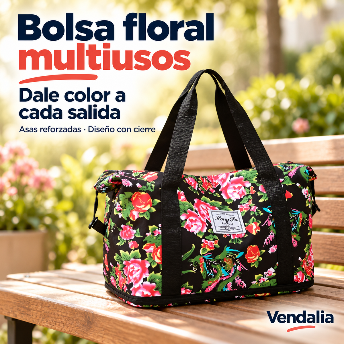 Bolsa floral multiusos — Presentación Vendalia — SKU 51269