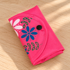 Bolsa floral rosa — Vista plegada — SKU 51270
