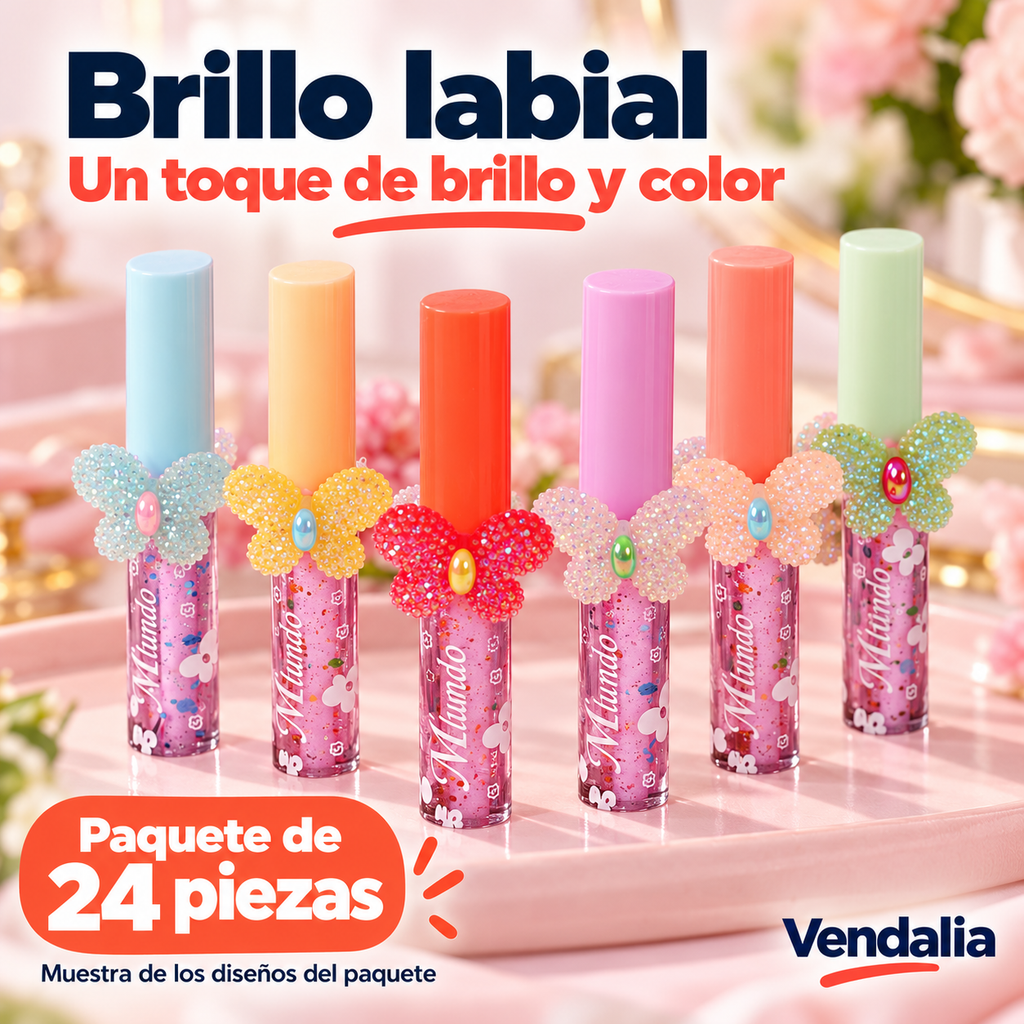 Brillo labial — Presentación Vendalia — SKU 51281