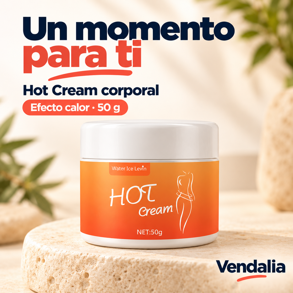 Crema corporal Hot Cream 50 g — portada Vendalia