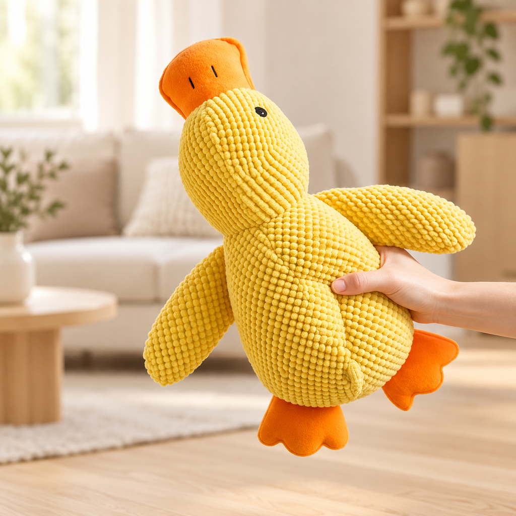 Juguete para Perro Pato de Peluche; accesorios de ambientación no incluidos
