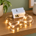 Serie de Luces con 30 LED en ambiente de hogar — Vendalia