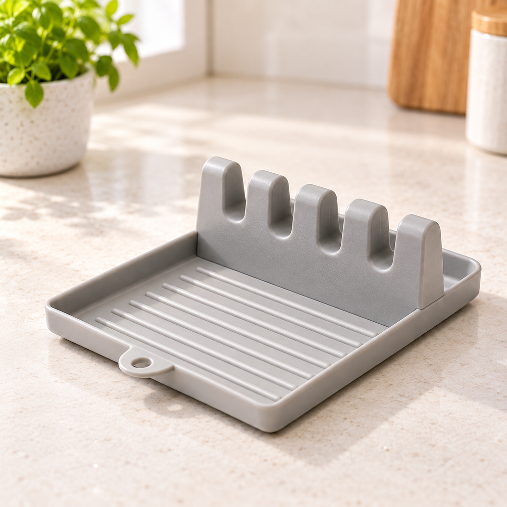 Soporte para Tapa y Utensilios de Cocina · fotografía ambientada de Vendalia · SKU 52078