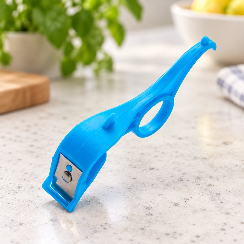 Pelador de Frutas Ergonómico y Compacto en ambiente de hogar — Vendalia