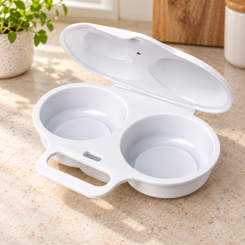 Molde para Huevos Pochados en Microondas en ambiente de hogar — Vendalia