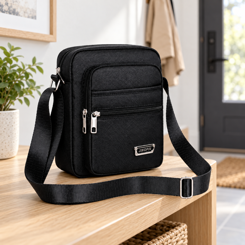 Bolso Bandolera con 4 Compartimentos Unisex en ambiente Vendalia