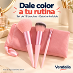 Vendalia 52614 — tres brochas de muestra del set de 13 con estuche