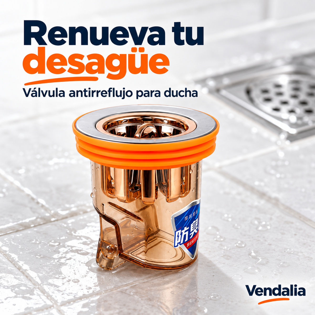 Válvula antirreflujo para ducha — portada Vendalia.