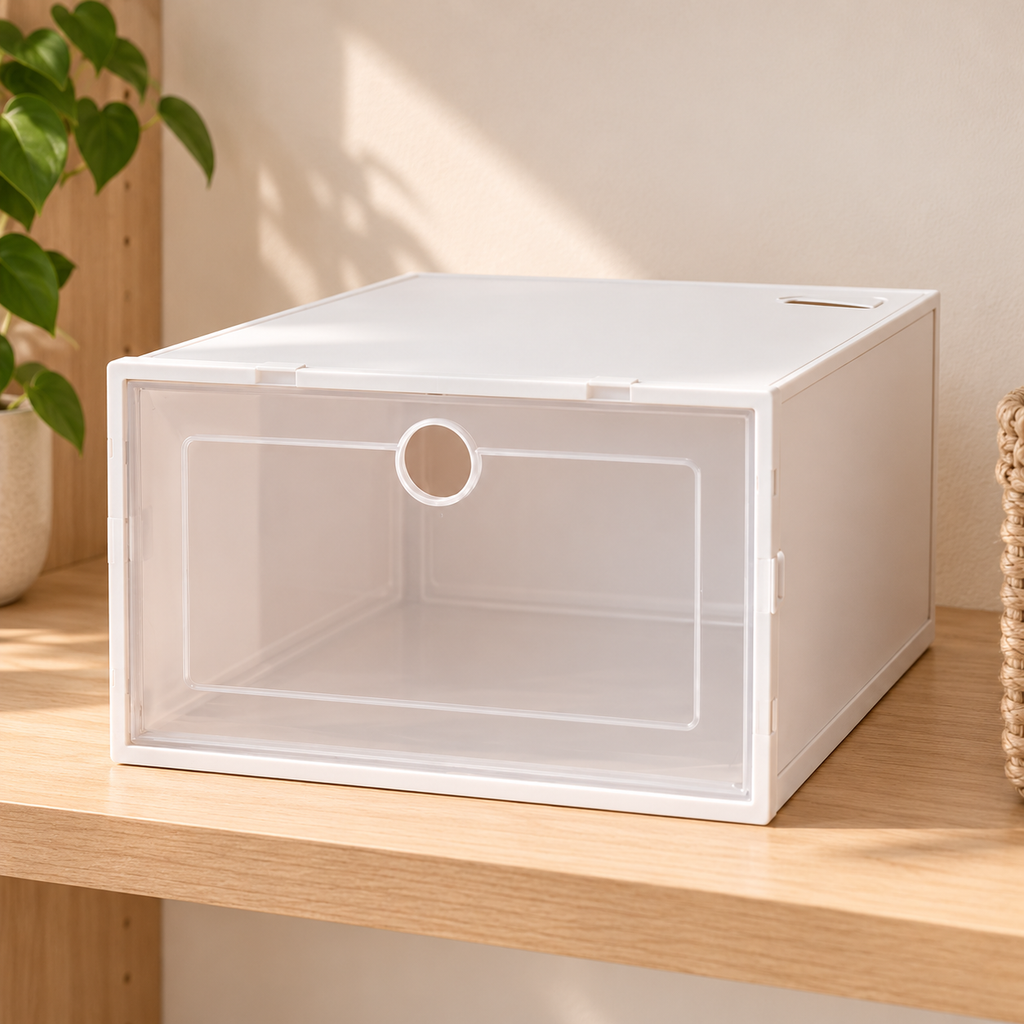 Caja Organizadora para Zapatos Apilable en ambiente Vendalia