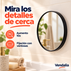 Espejo portátil con aumento 10x — presentación Vendalia