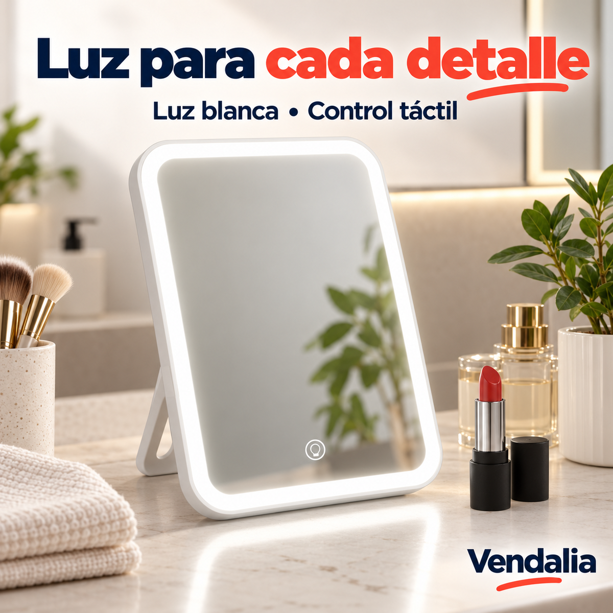 Espejo LED blanco — Vendalia.