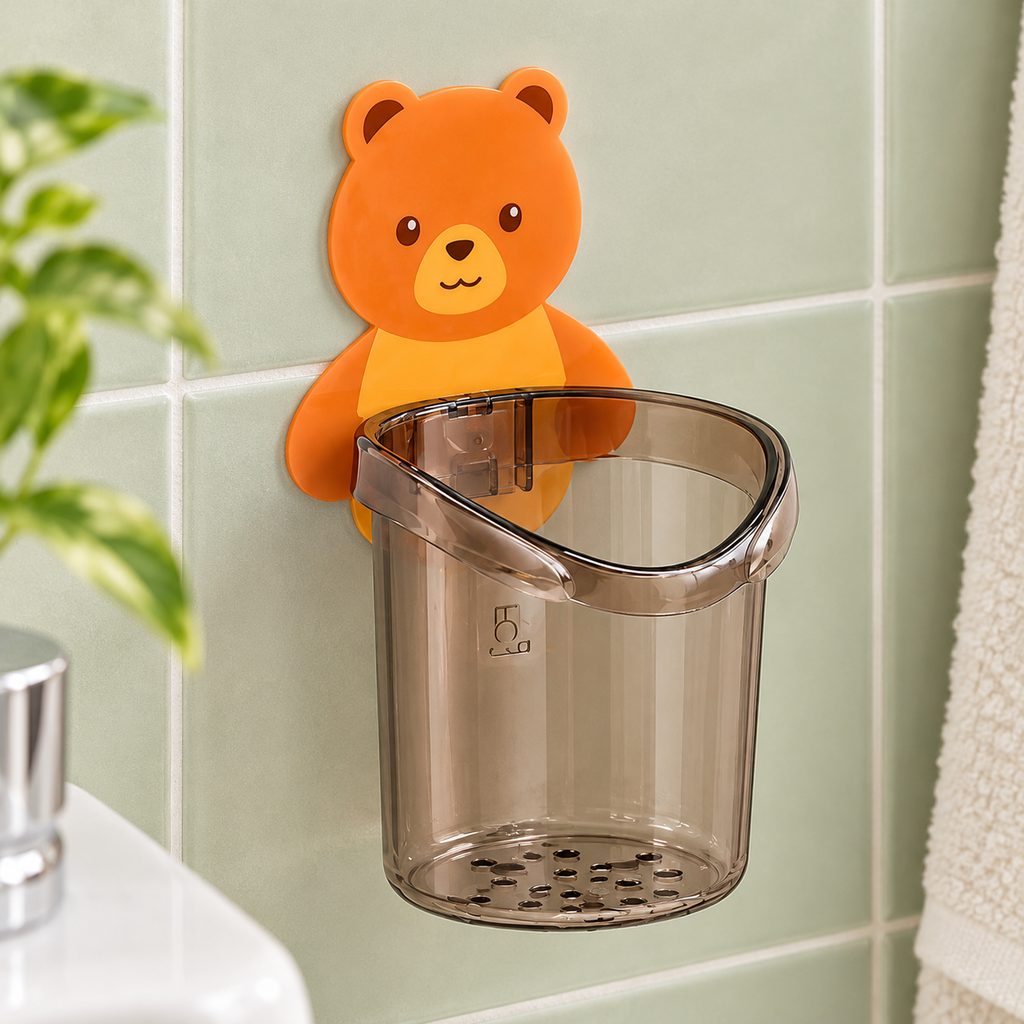 Soporte Adhesivo Infantil para Baño con Drenaje · fotografía ambientada de Vendalia · SKU 52758
