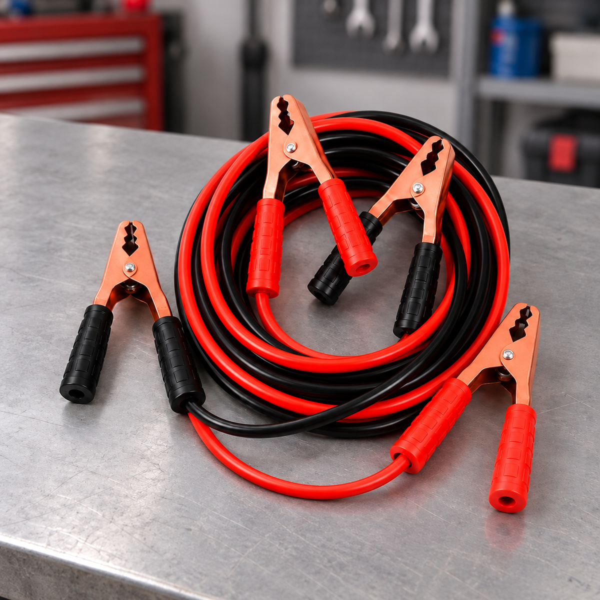 Cable de batería de coche en ambiente Vendalia
