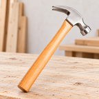 Martillo Multifuncional con Mango de Madera en ambiente de hogar — Vendalia