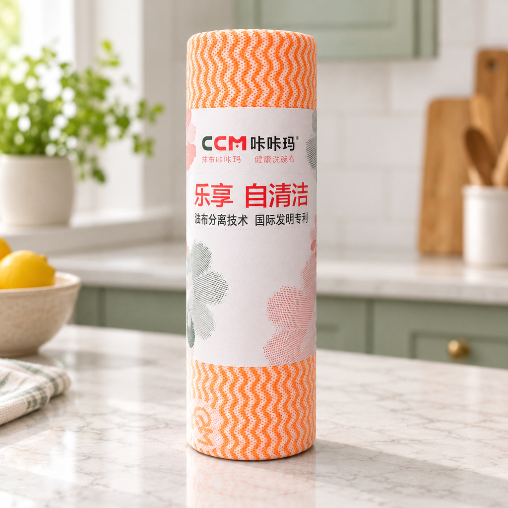 Rollo de Paños Multiusos Absorbentes en ambiente de hogar — Vendalia