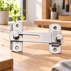 Cerrojo de Seguridad de Acero Inoxidable en ambiente de hogar — Vendalia