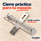 Pestillo de acero inoxidable plateado — Vendalia