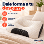 Almohada Ergonómica 68x40x10 — presentación Vendalia