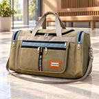 Bolso de Viaje Grande y Resistente Caqui en ambiente Vendalia