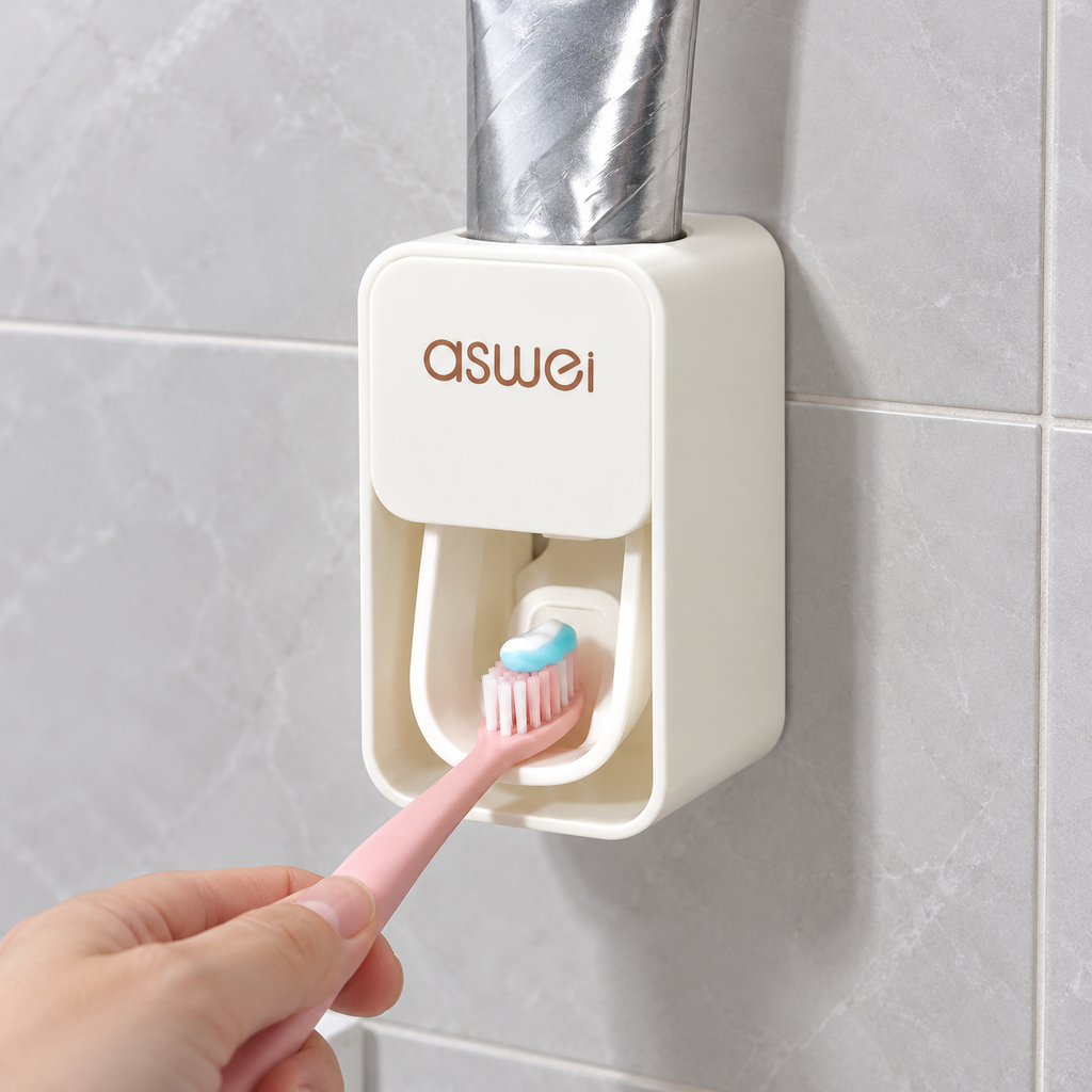 Dispensador de Pasta Dental — vista de detalle