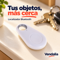 Rastreador Bluetooth tipo llavero blanco — Vendalia