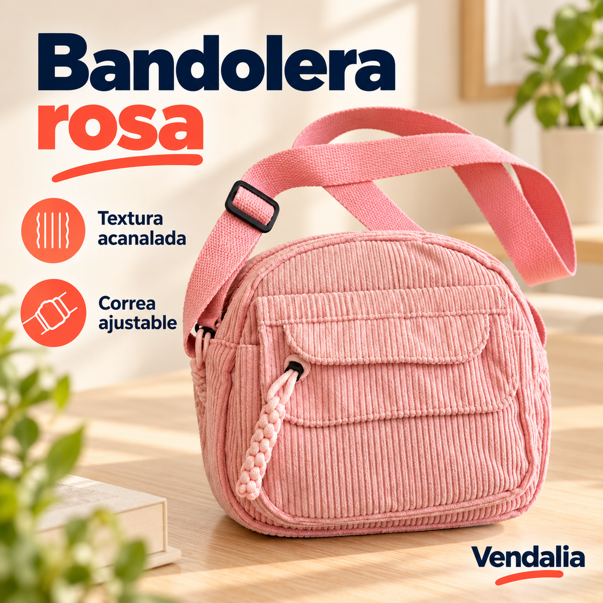 Bandolera rosa — portada Vendalia