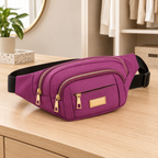 Cangurera multiusos con correa ajustable — Morado — SKU 53169