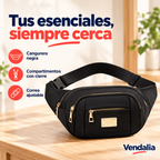 Cangurera negra — presentación Vendalia
