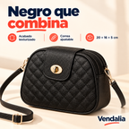 Bolsa de hombro negra — presentación Vendalia