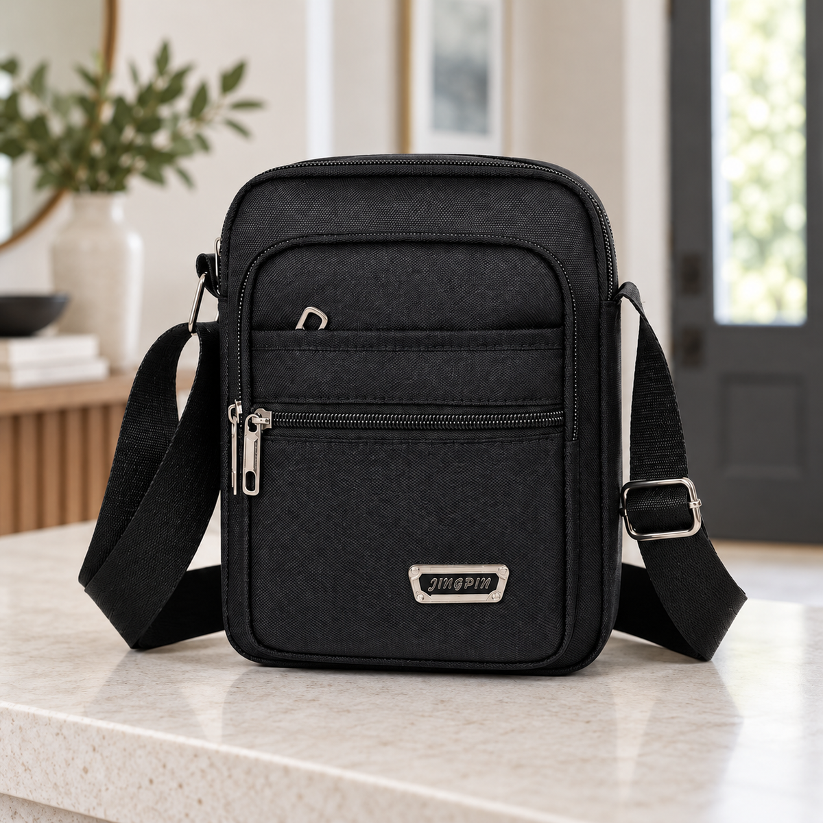 Bolso Bandolera con 6 Compartimentos Unisex en ambiente Vendalia