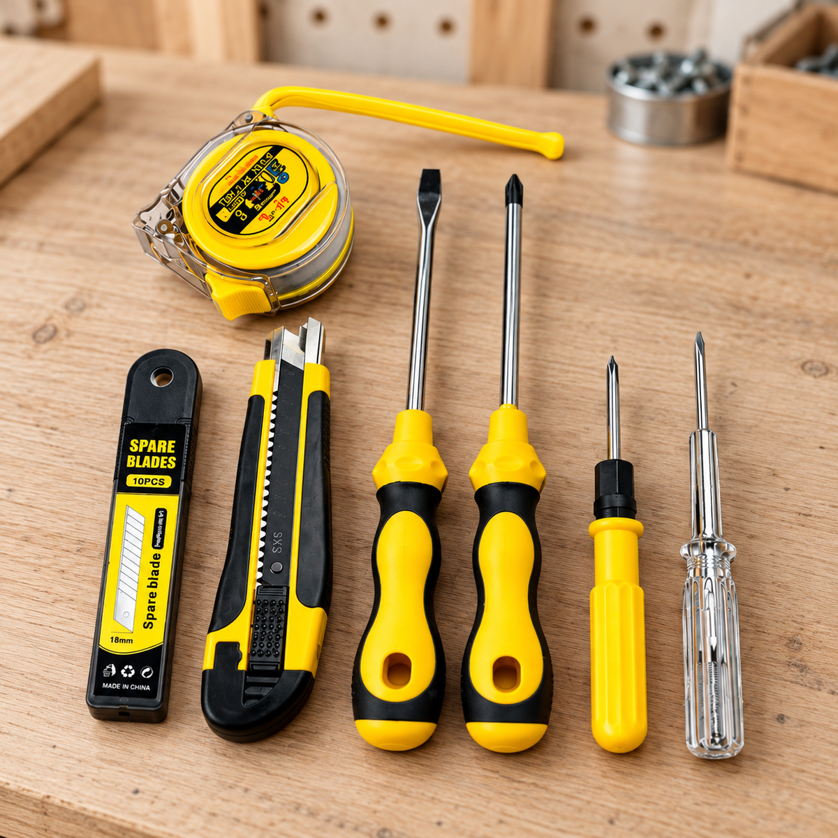 Kit de Herramientas Básico con Desarmadores en ambiente de hogar — Vendalia