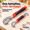 Juego de dos llaves ajustables rojo y negro — Vendalia