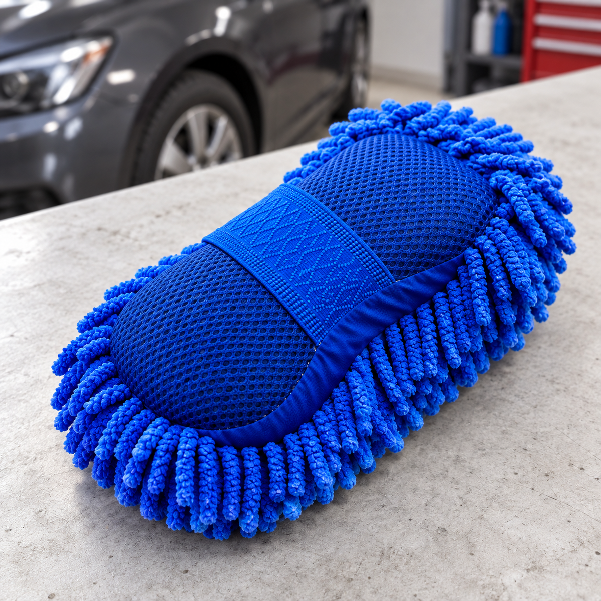 Esponja de Microfibra para Lavado de Autos en ambiente de hogar — Vendalia