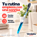 Cepillo dental de cerdas suaves, venta por pieza, color sujeto a disponibilidad · Vendalia