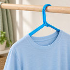 Set de Ganchos para Ropa de Plástico Antideslizante (10 piezas) en ambiente de hogar — Vendalia
