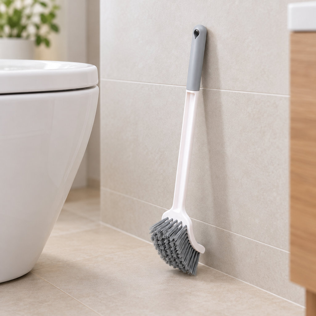 Cepillo para Baño Colgante con Cabezal en ambiente de hogar — Vendalia
