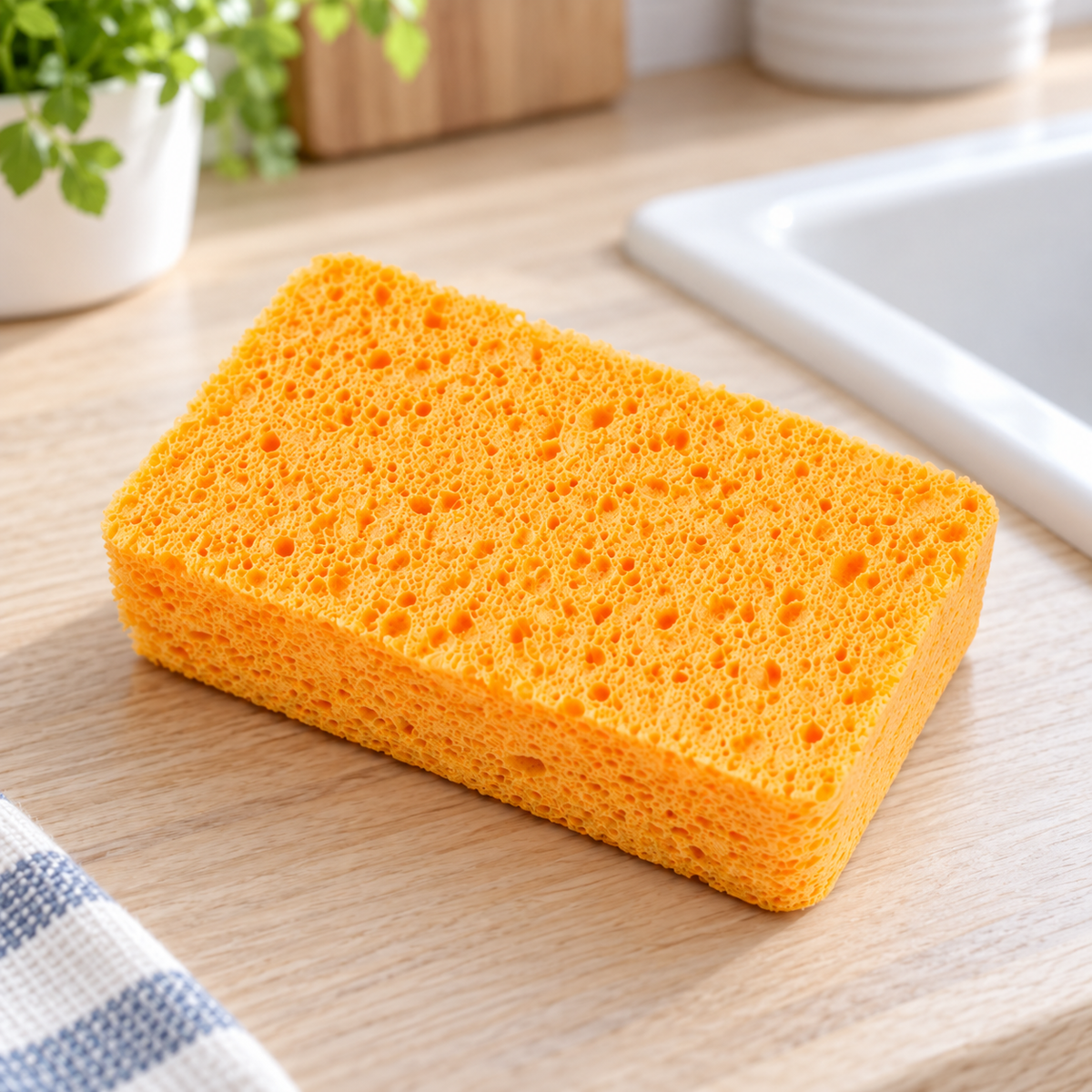 Esponja Multiusos de Alta Absorción en ambiente de hogar — Vendalia
