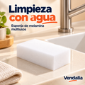 Esponja blanca de melamina, portada Vendalia