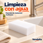 Esponja blanca de melamina, portada Vendalia