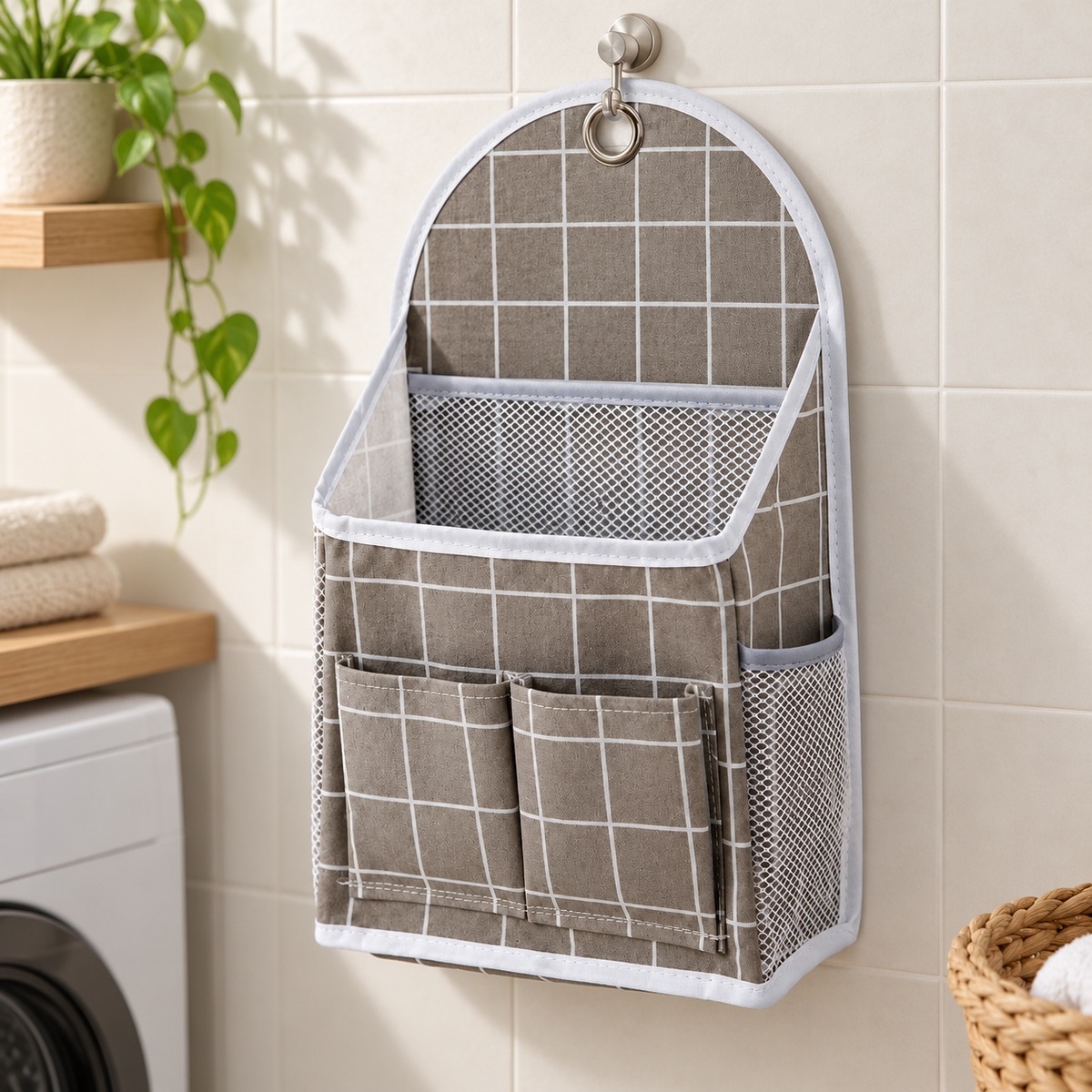 Organizador de Pared Multiusos para baño en ambiente de hogar — Vendalia