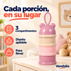 Contenedor apilable rosa y beige — portada Vendalia