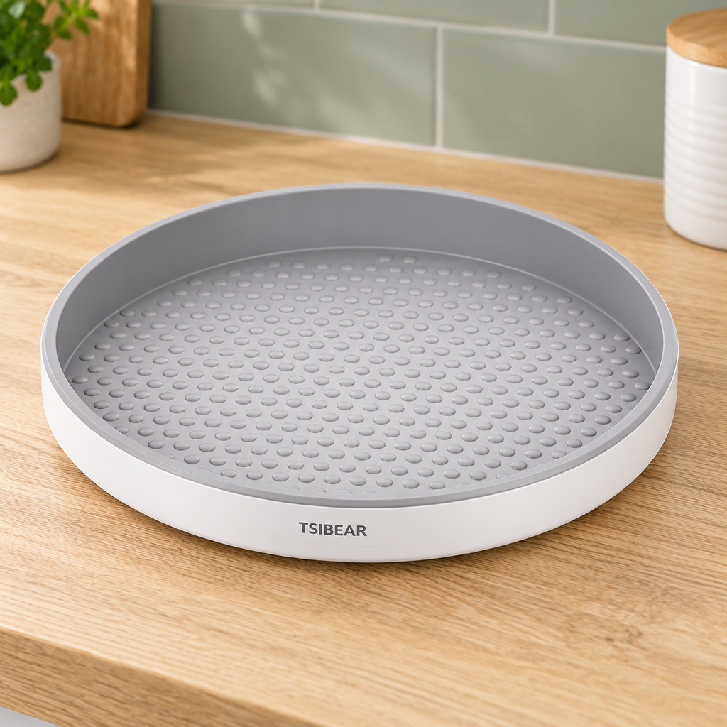 Organizador Giratorio 360° para Cocina y Alacena en ambiente de hogar — Vendalia