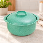 Cacerola con Tapa de plástico para cocina verde en ambiente Vendalia
