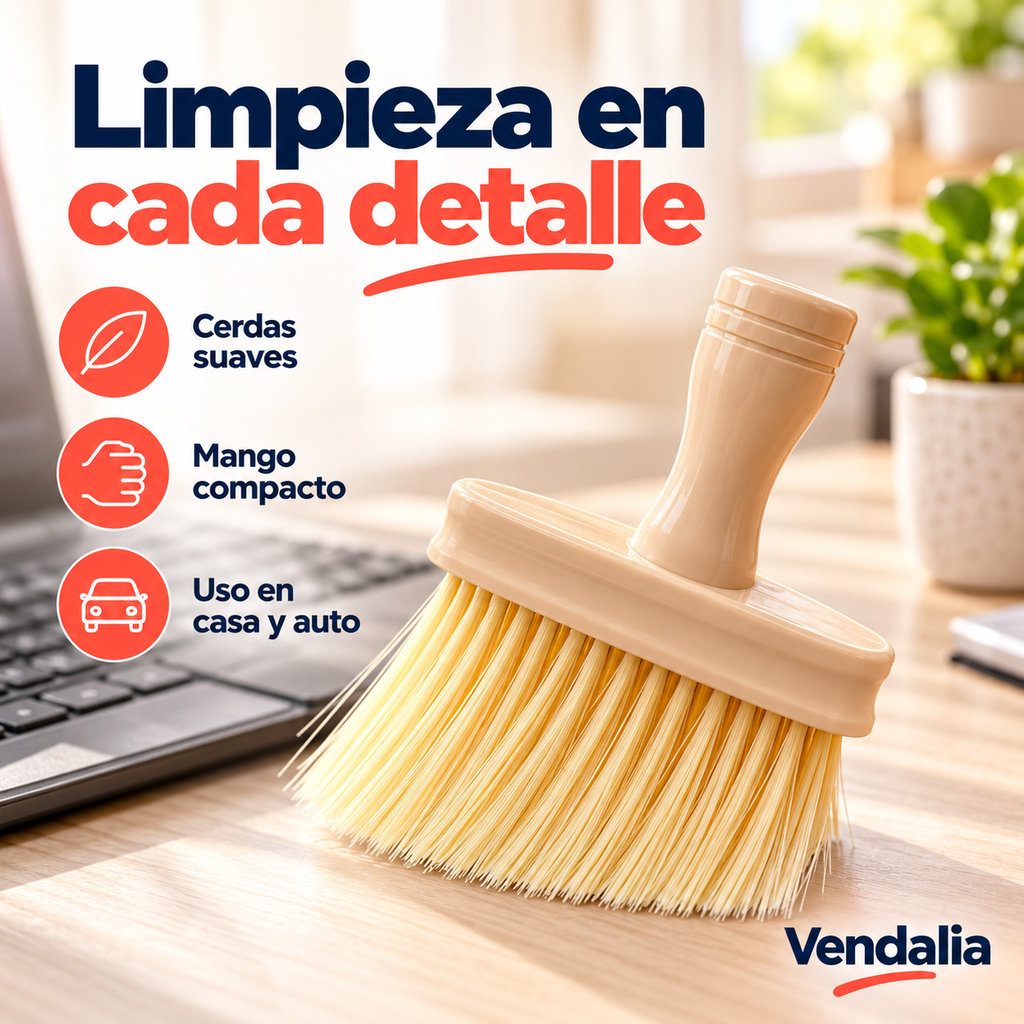 Cepillo Multiusos de Cerdas Suaves Beige — portada Vendalia