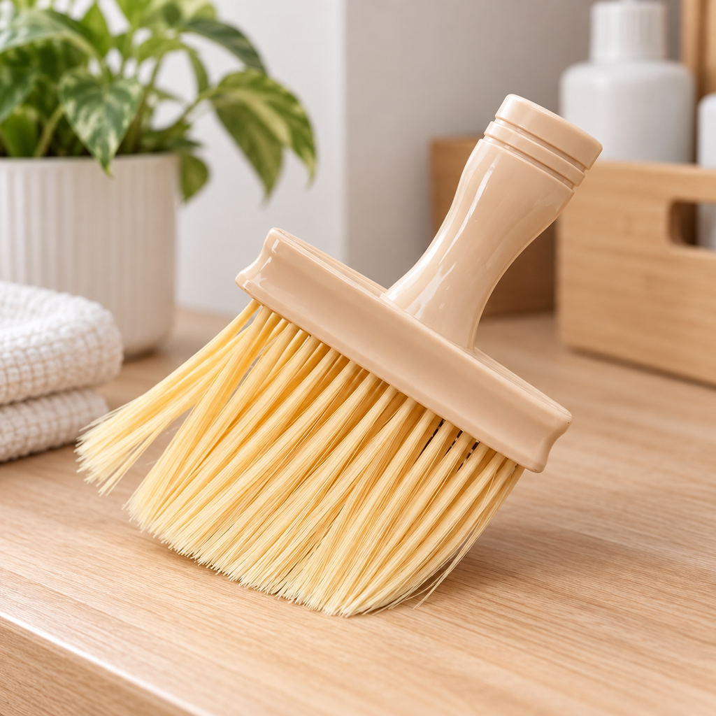 Cepillo Multiusos de Cerdas Suaves Beige en ambiente de hogar — Vendalia
