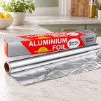 Rolla de Papel Aluminio 5m x 30cm en ambiente de hogar — Vendalia