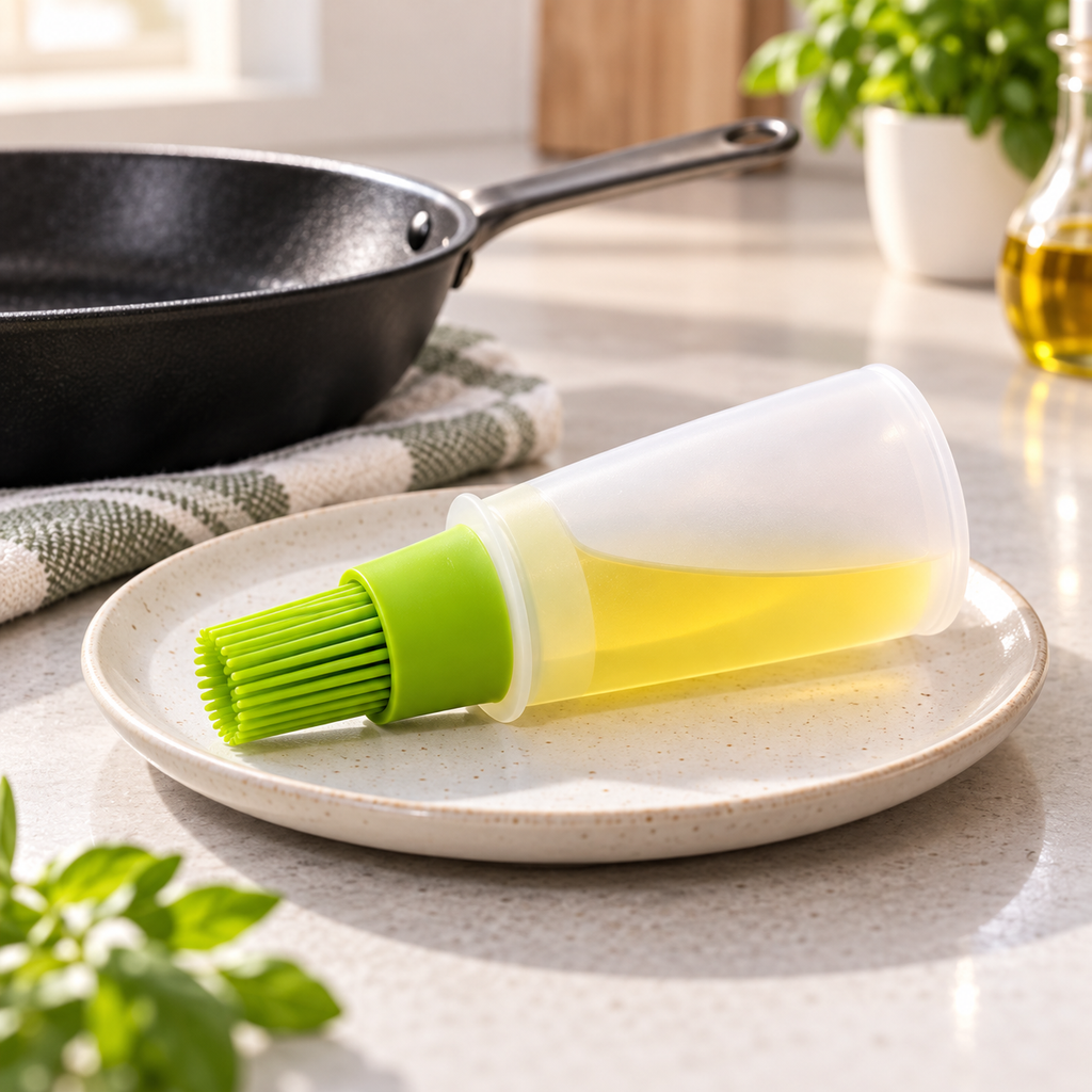Aceitera con Brocha de Silicona en ambiente Vendalia