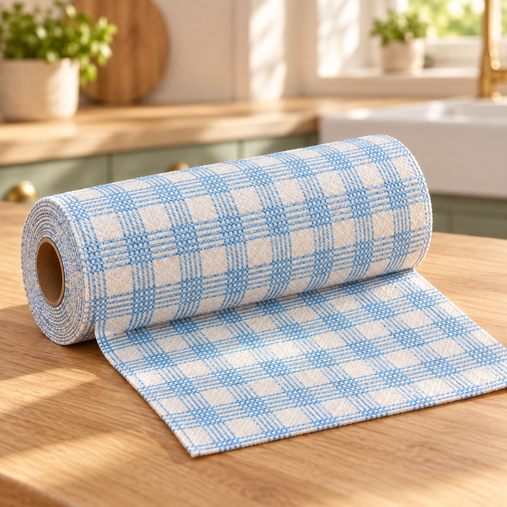 Toallas Reutilizables de Cocina en Rollo 24 cm · fotografía ambientada de Vendalia · SKU 53527