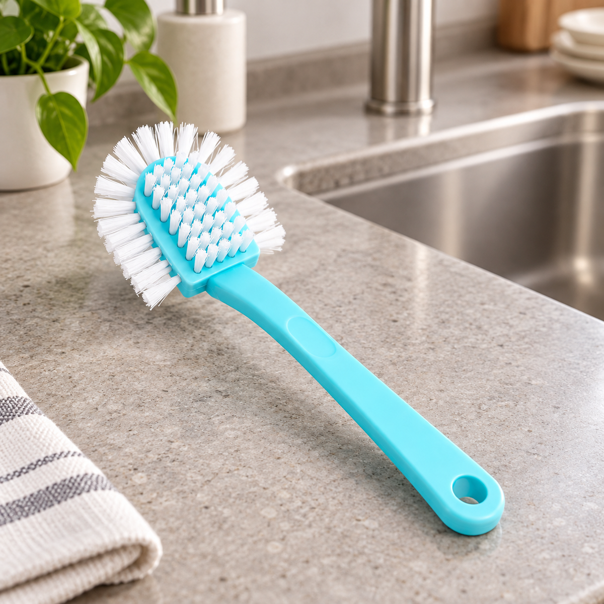 Cepillo de Limpieza Multiusos con Mango Largo en ambiente de hogar — Vendalia