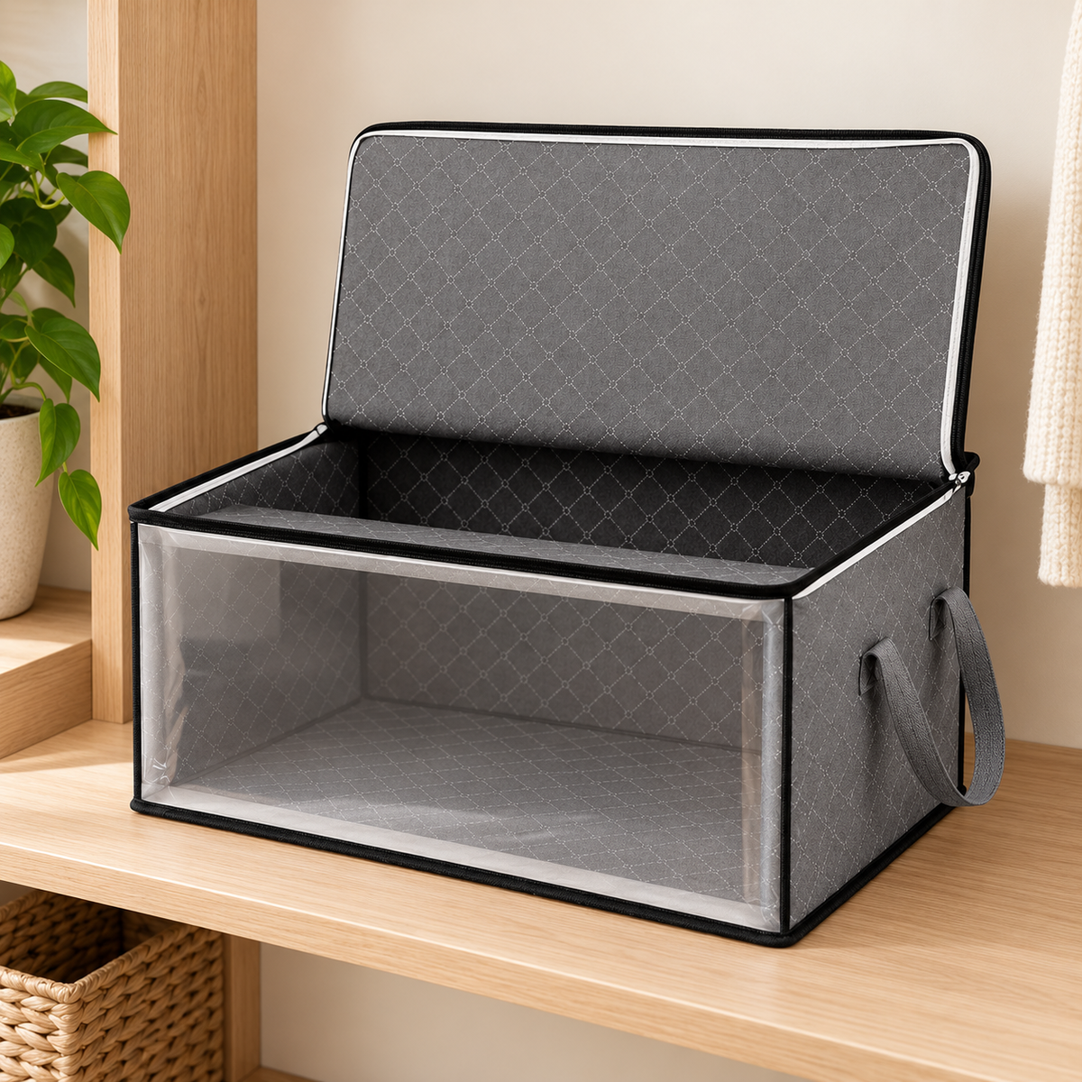 Caja Organizadora Plegable con Tapa en ambiente Vendalia